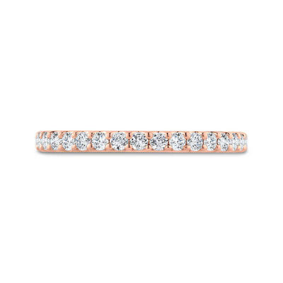 Bella Ponte Rose Gold Diamond Band 14K, 1/4 ctw.