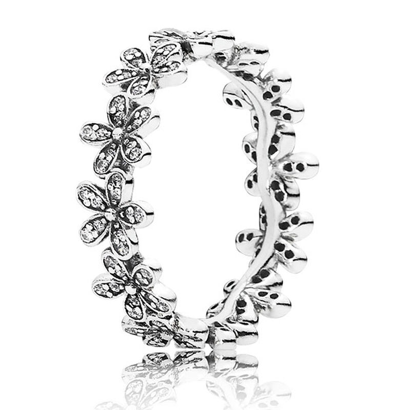 Pandora Daisy Flower CZ Ring image number 0