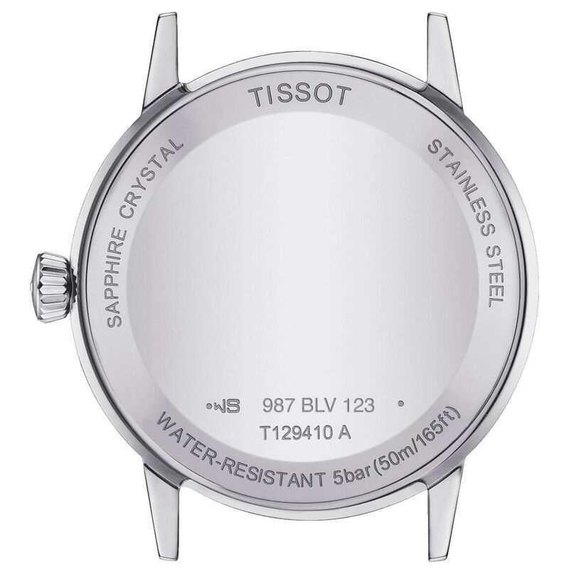 Tissot Classic Dream White Dial Leather Quartz Watch, 42mm image number 3