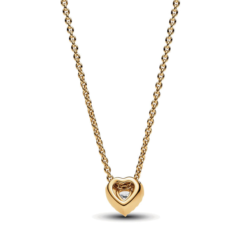 Pandora Sparkling Heart Collier Necklace image number 1