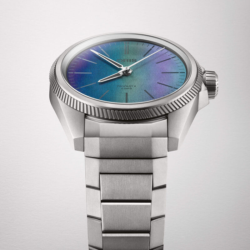 Oris ProPilot X Calibre 400 Laser Watch Multicolored Dial Titanium Bracelet, 39mm image number 1