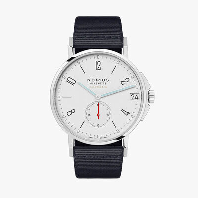 NOMOS Ahoi Neomatik Date White Dial Watch, 38.5mm