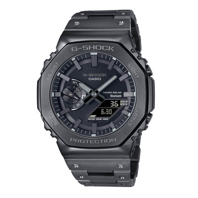 G-Shock Full Metal Watch Dark Grey Case Black Dial, 49.8mm