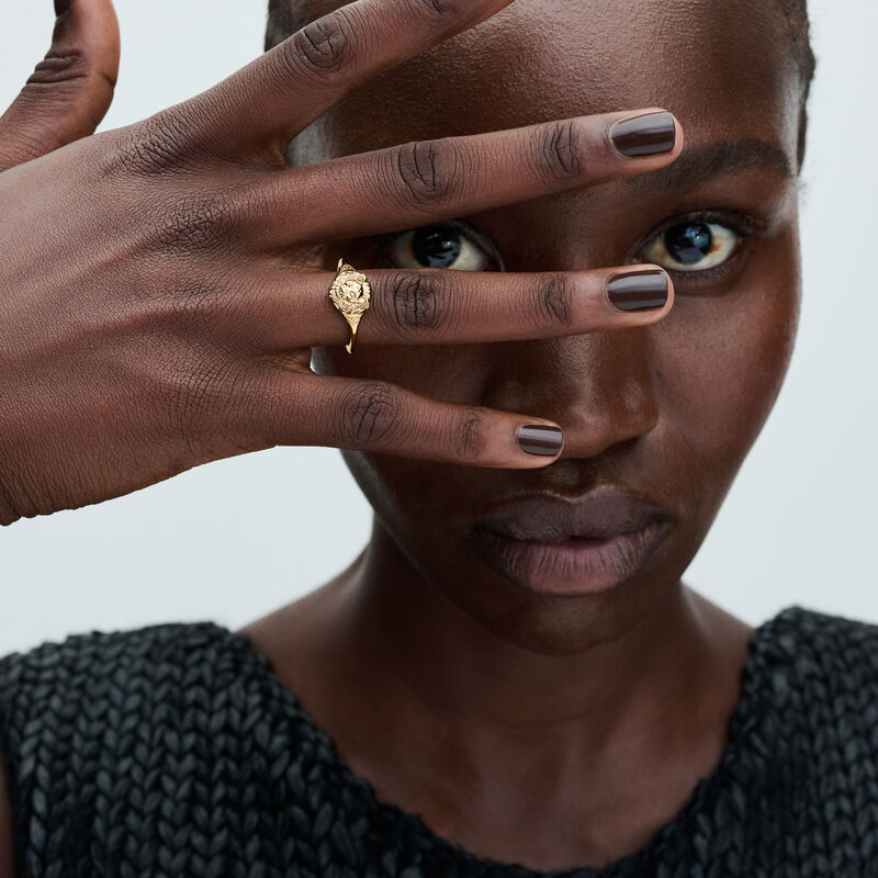 Pandora Game of Thrones Lannister Lion Ring image number 2