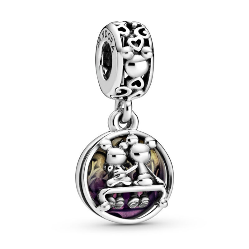 Pandora Disney Mickey Mouse & Minnie Mouse Happily Ever After Dangle Enamel Charm image number 0