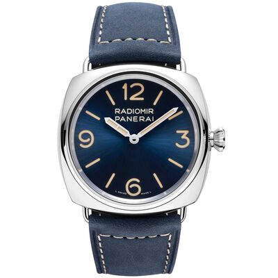 Panerai Radiomir Officine Blue Dial Watch, 45mm