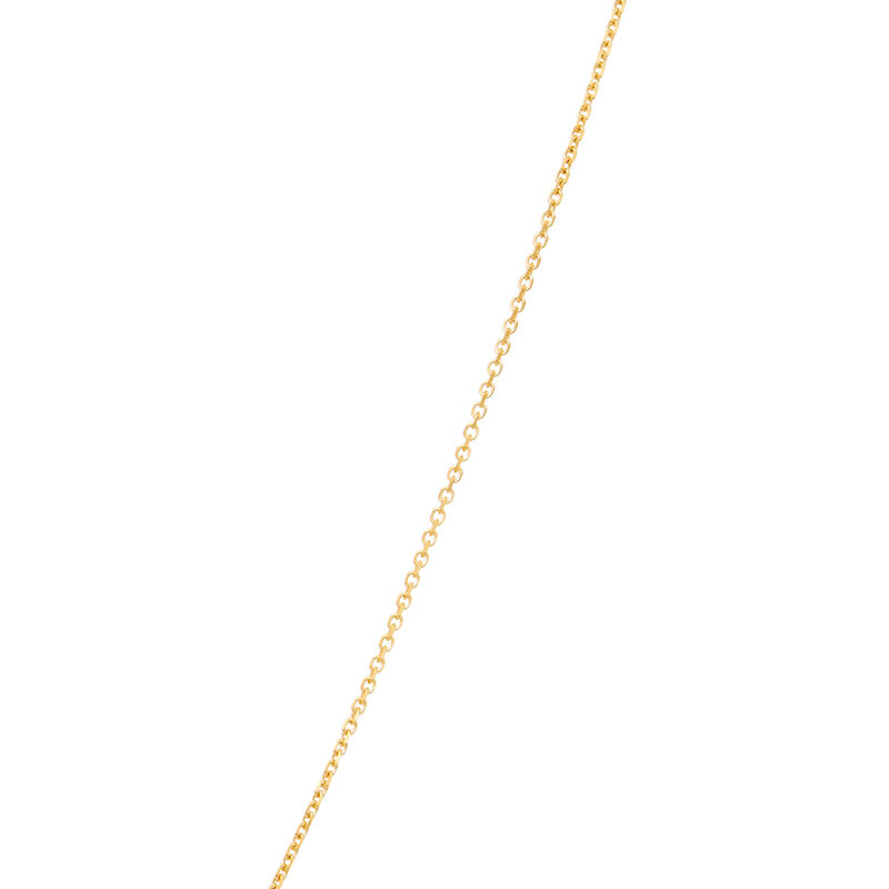 Classic Round Diamond Necklace, &frac14; Carat, 14K Yellow Gold image number 4