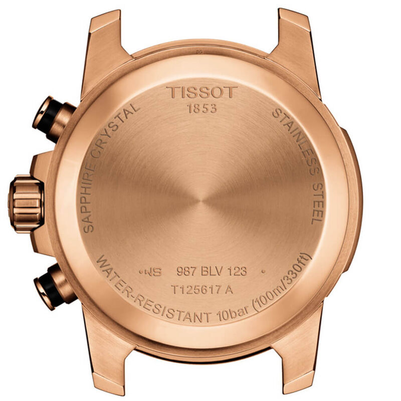 Tissot Supersport Chrono Rose PVD Black Dial Watch, 45.5mm image number 2