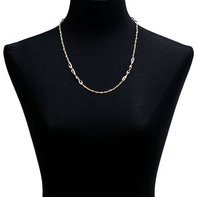 Toscano Double Curb Necklace 18K, 24"