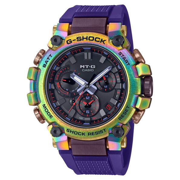 G-Shock MTGB3000 Series Watch Black Dial Multicolor Stainless Steel Case, 51.9mm