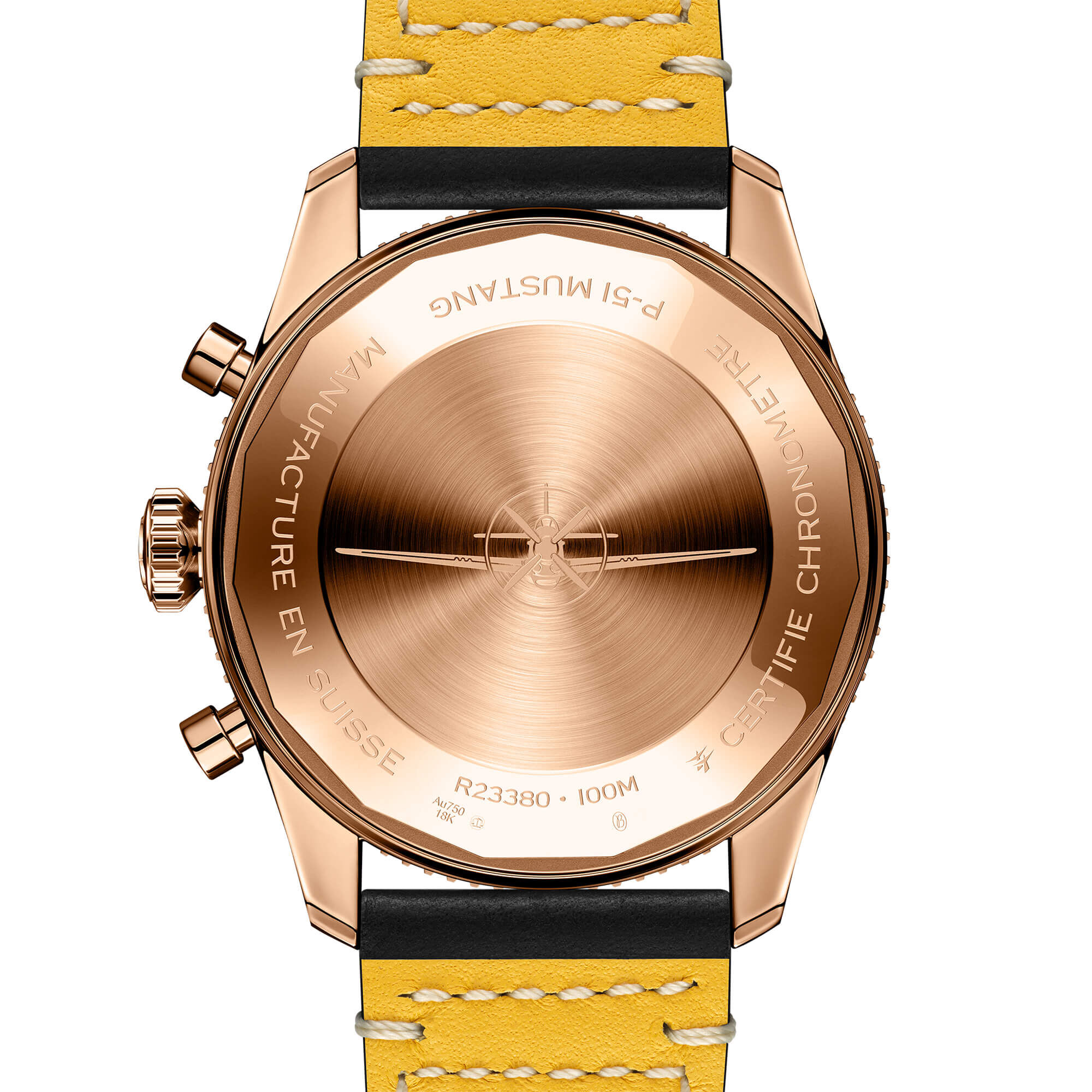 Breitling Classic AVI Chronograph P-51 Mustang Watch Black Dial