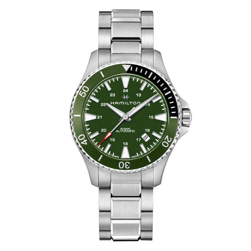 Hamilton Khaki Navy Scuba Green Dial Automatic Watch, 40mm image number 0