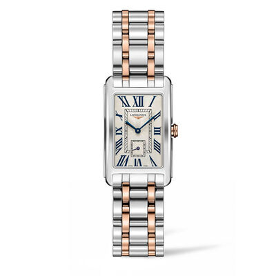 Longines Dolcevita White Dial Watch, 23.3mm x 37mm