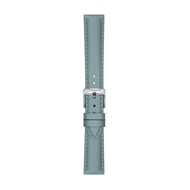 Tissot Carson Premium Lady Moonphase Light Blue Steel Watch, 32mm image number 4