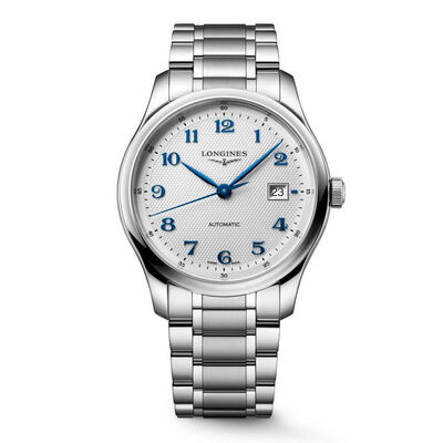 Longines Master Collection Silver Dial Watch, 41mm