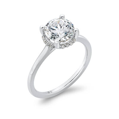 Bella Ponte "The Whisper" Diamond Engagement Ring Setting 14K