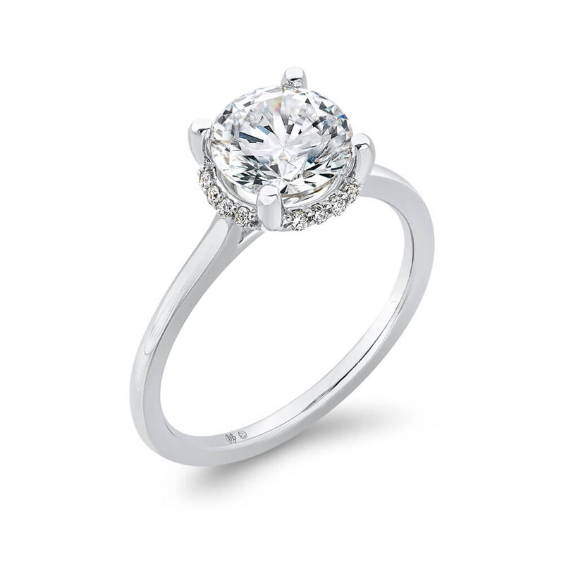 Bella Ponte "The Whisper" Diamond Engagement Ring Setting 14K image number 0
