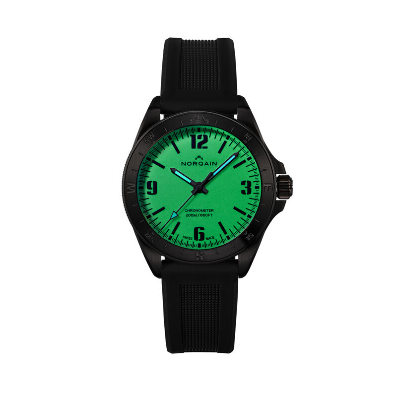 NORQAIN Adventure Neverest Night Sight Rubber Watch, 40mm image number 1