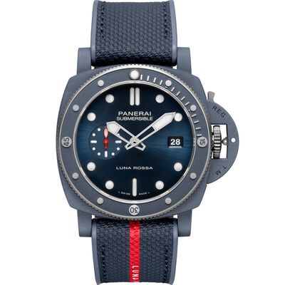 Panerai Submersible Luna Rossa Blue Dial Watch, 44mm