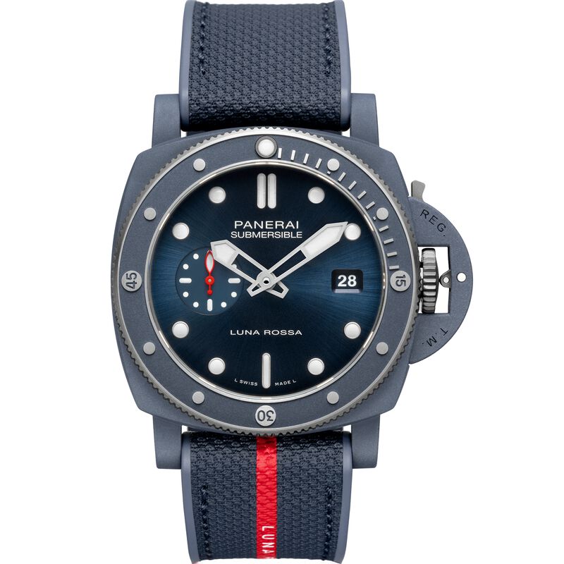 Panerai Submersible Luna Rossa Blue Dial Watch, 44mm image number 0
