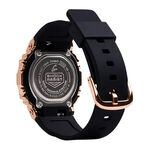 G-Shock Rose Plated Black Strap Rectangular Watch, 43.8mm