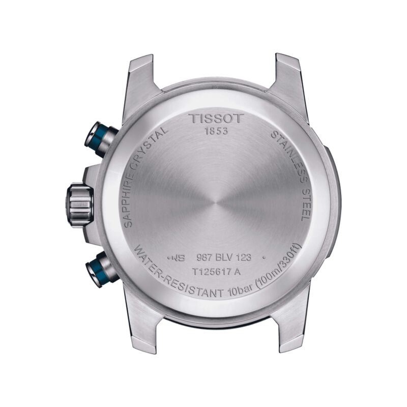 Tissot Supersport Chrono Watch Steel Case Blue Dial, 45.5mm image number 2
