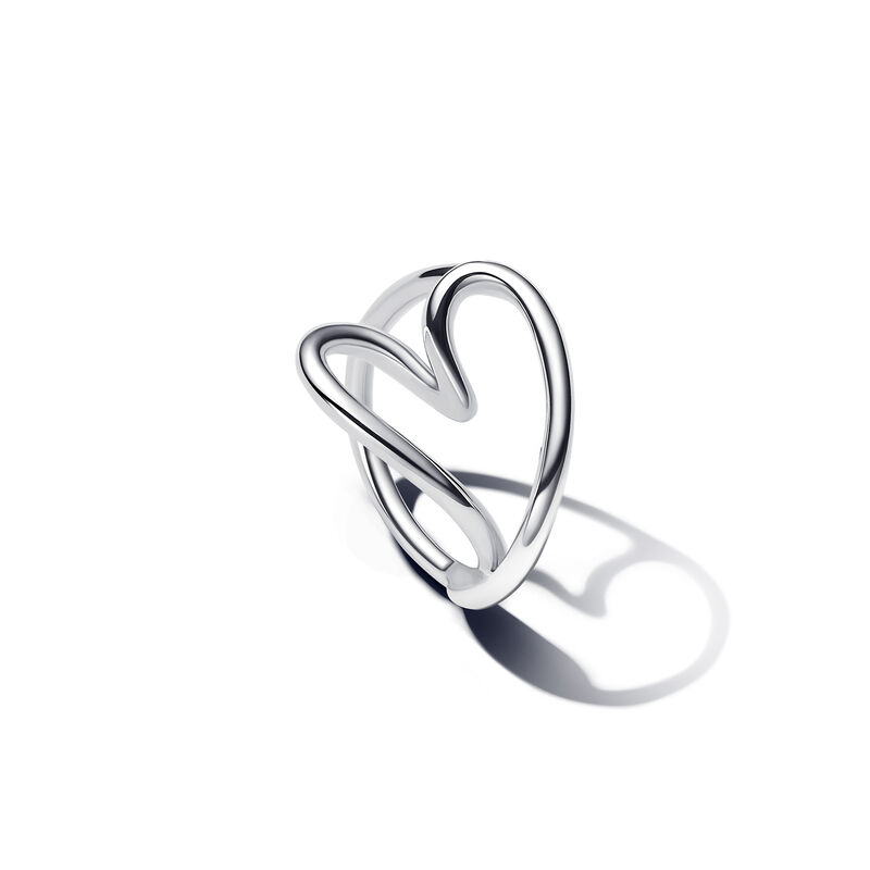 Pandora Organically Shaped Heart Ring image number 0