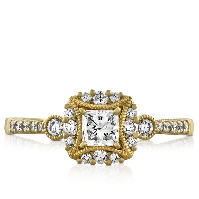 Ikuma Canadian Diamond Engagement Ring 14K, 5/8 ctw. image number 2