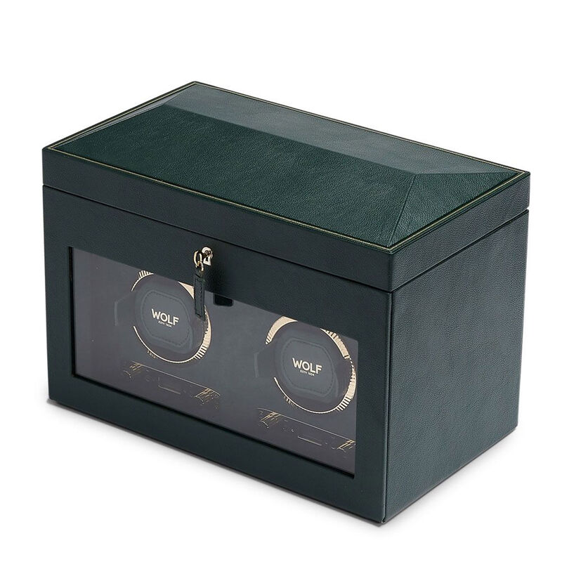 WOLF British Racing Double Watch Winder With Storage image number 1