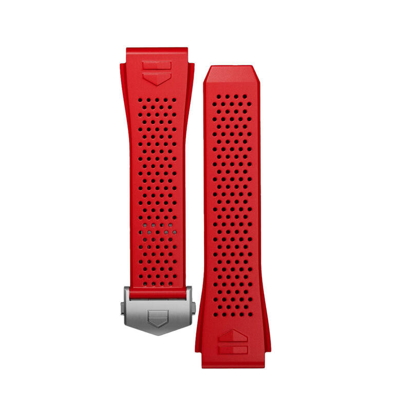 TAG Heuer Red Rubber Band Calibre E3 image number 0