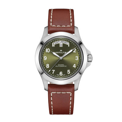 Hamilton Khaki Field King Day-Date Green Dial Watch, 40mm