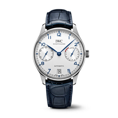 Pre-Owned IWC Portugieser Automatic Silver Dial Watch, 42.3mm