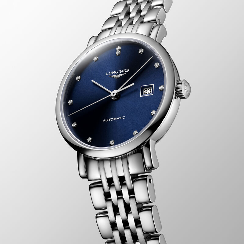 Longines Elegant Collection Sunray Blue Dial Watch, 29mm image number 1