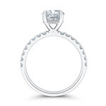 Bella Ponte Emerald Cut Diamond Engagement Ring Setting 14K