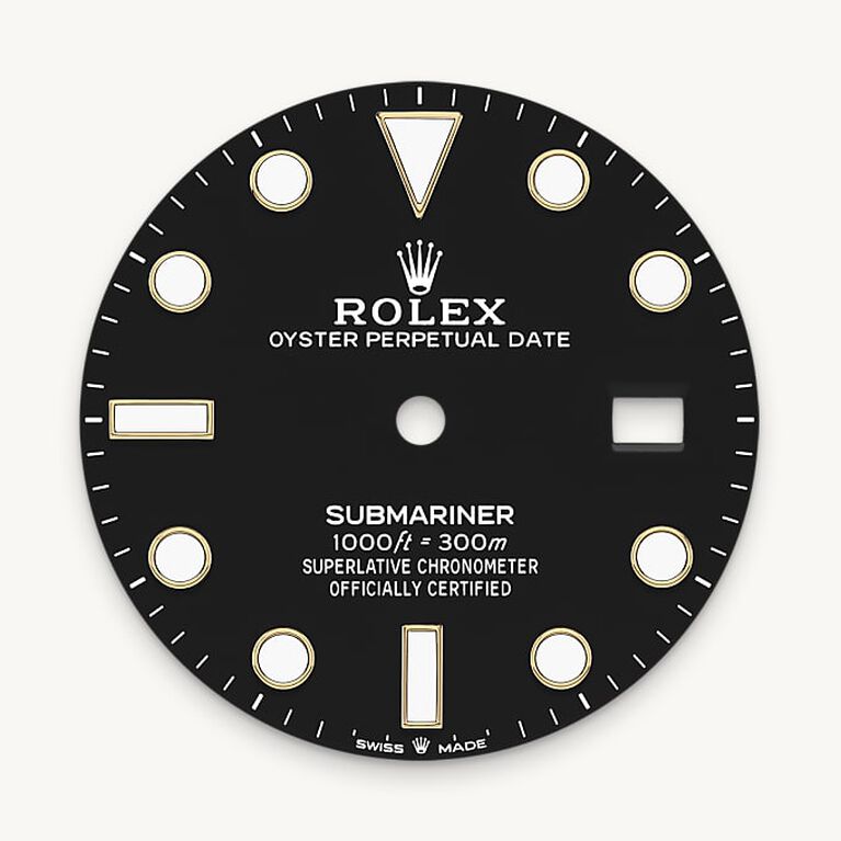 rolex submariner in 18 ct yellow gold, m126618ln-0002 - black dial - ben bridge