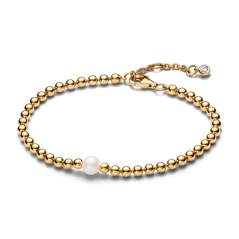 Pandora Treated Freshwater Cultured Pearl & Beads Bracelet image number 0