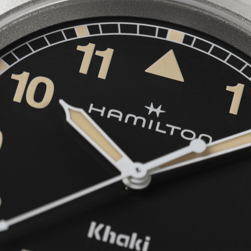 Hamilton Khaki Field Quartz Watch Black Dial, 38mm image number 3