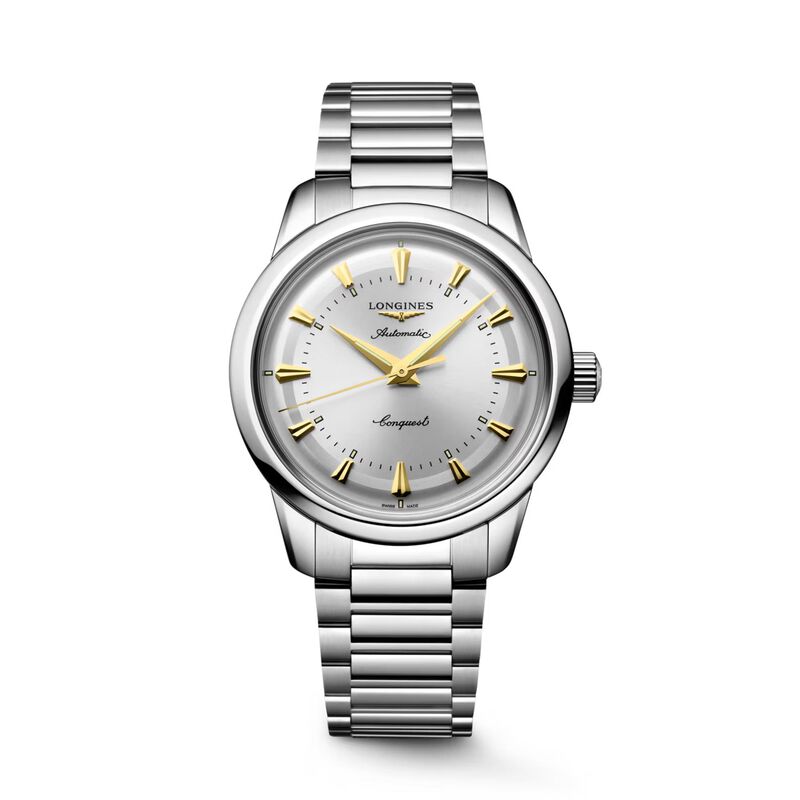 Longines Conquest Heritage White Dial Watch, 38mm image number 0