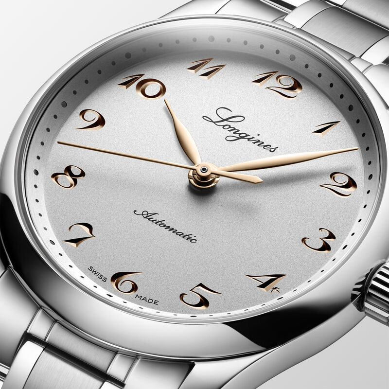Longines Master Collection Silver Dial Watch, 34mm image number 3