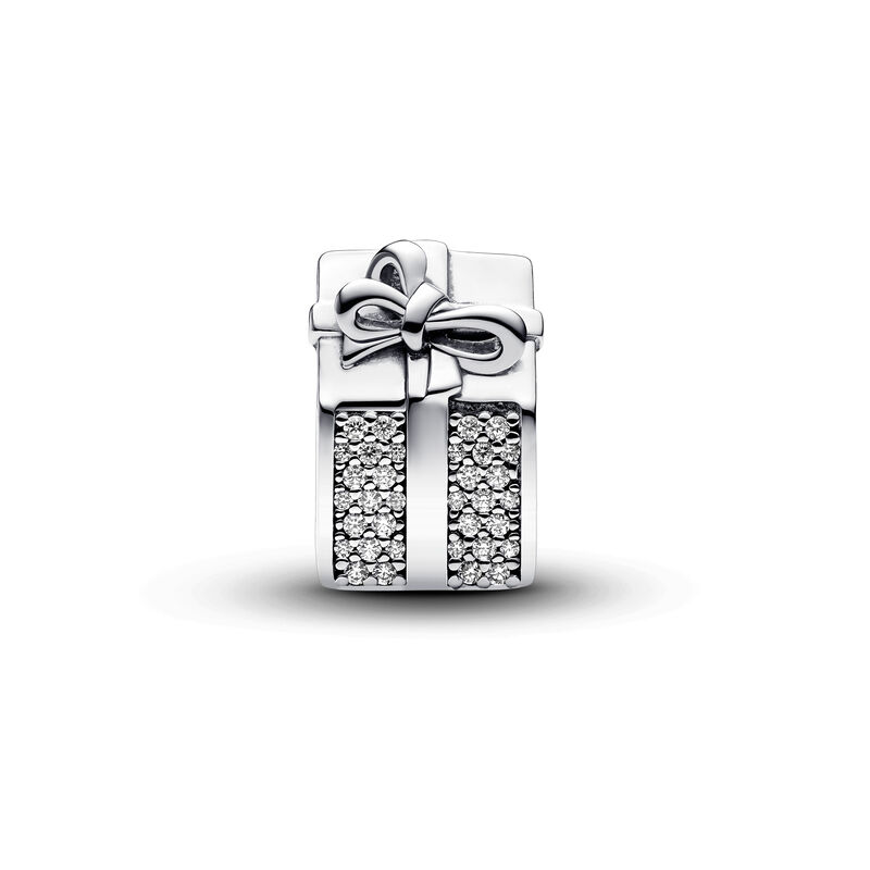 Pandora Sparkling Gift Box Charm image number 1