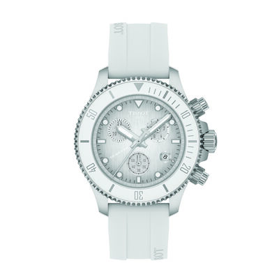 TISSOT Seastar Gradient Gray Dial Watch, 38mm