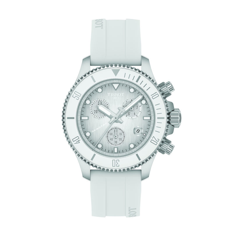 TISSOT Seastar Gradient Gray Dial Watch, 38mm image number 0