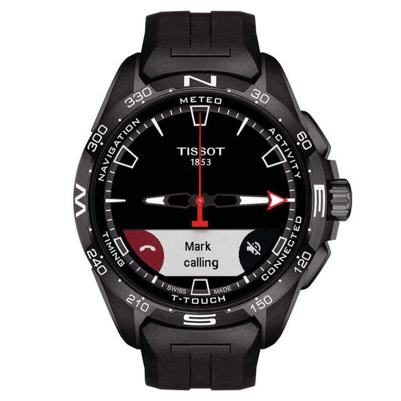 Tissot T-Touch Connect Solar Black PVD Titanium Watch, 47.5mm image number 3