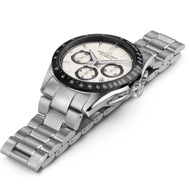 Hamilton Jazzmaster Performer Auto chrono White Dial Watch, 42mm image number 4