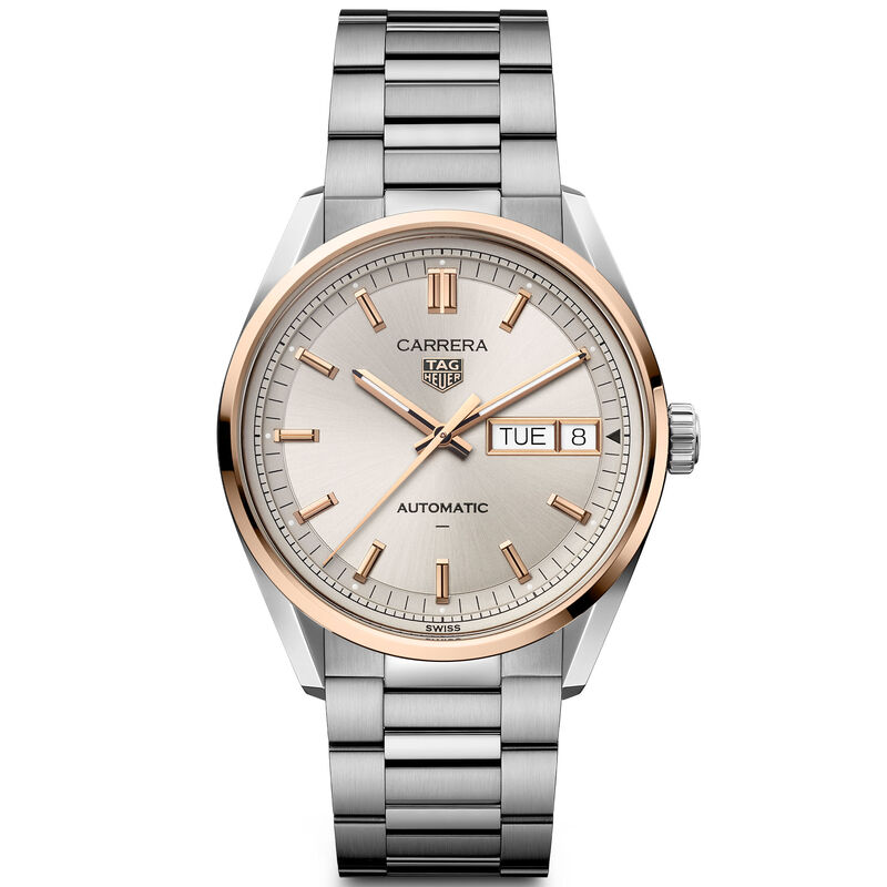 TAG Heuer Carrera Day-Date Beige Dial Watch, 41mm image number 0