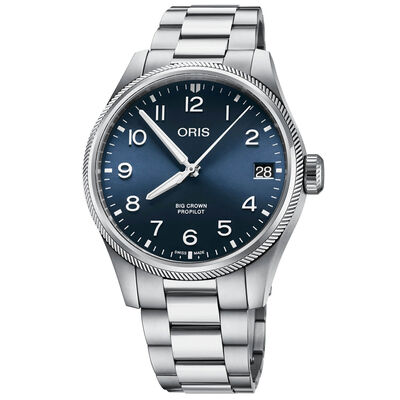 Oris Big Crown ProPilot Blue Steel Big Date Watch, 41mm