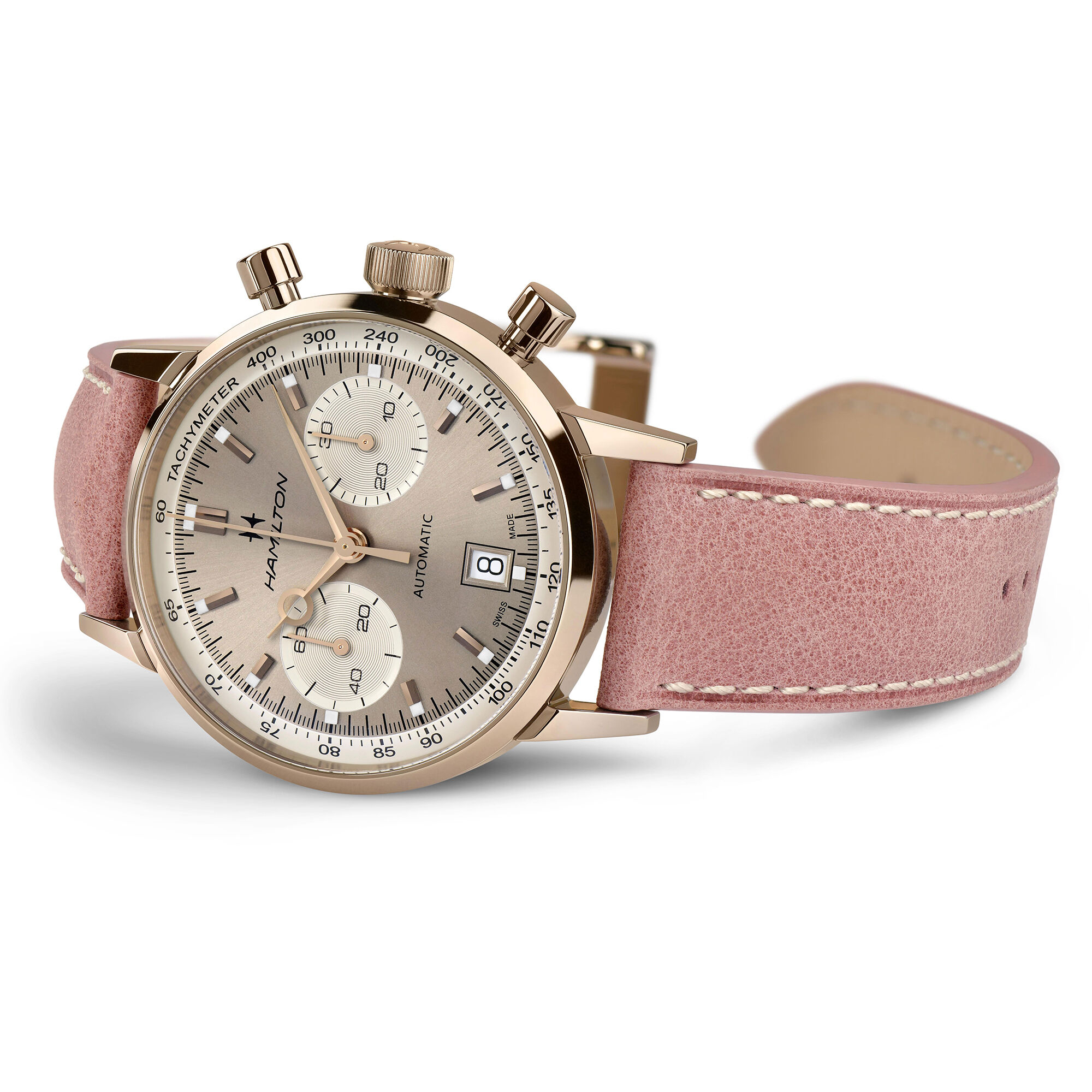 Hamilton American Classic Intra-Matic Auto Chrono Beige Dial Watch