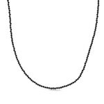Lisa Bridge Black Spinel Bead Necklace
