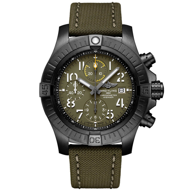 Breitling Avenger Chrono 45 Night Mission Titanium Watch, 45mm image number 0