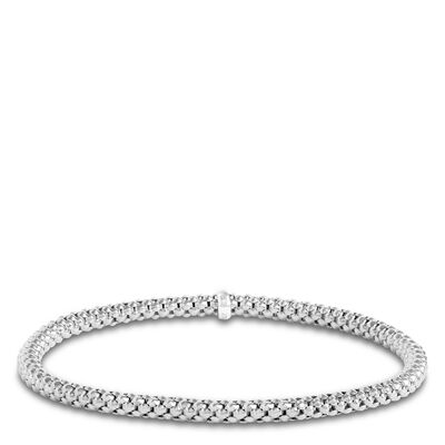 Toscano Stretchy Bracelet, Sterling Silver